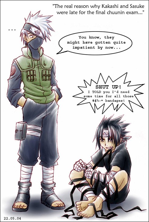 The Real Reason Why Kakashi and Sasuke Were Late for The Chuunin Exam